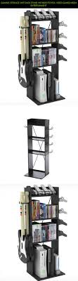 Gaming Storage Unit Rack Stand Wii Xbox Ps3 Ps4 Video Games Media Entertainment Kit Plans Gadget Desk Storage Cheap Bathroom Storage College Apartment Decor