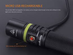 Lithium ion battery stays charged up to 12 months without recharge; Fenix Uc30 1000 Lumen Usb Rechargeable Led Torch Fenix Brands