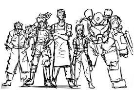 Character Height Chart Rough Image Neon City A Cyberpunk