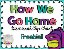 Free How We Get Home Dismissal Clip Chart Simplify Your End Of Day Procedures With This Bright Dismissal Clip Chart Teaching First Grade Classroom Procedures