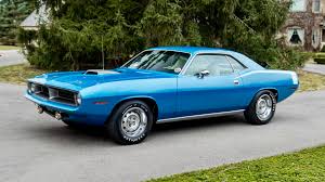 Image result for Bright Blue 1970 Barracuda
