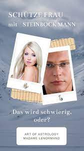 Schützefrau und steinbockmann … … werden sich in ihrer beziehung wohl nur selten sehen. Steinbock Mann Schutze Frau Steinbock Mann Vanessa Trump Deutsche Sanger
