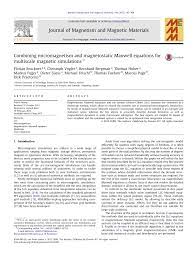 Fier.ljeppen ˈfi:r.ljɛpən), is een sport waarbij een atleet probeert met behulp van een polsstok een zo groot mogelijke afstand over een sloot te overbruggen. Combining Micromagnetism And Magnetostatic Maxwell Equations For Multiscale Magnetic Simulations Topic Of Research Paper In Earth And Related Environmental Sciences Download Scholarly Article Pdf And Read For Free On Cyberleninka Open