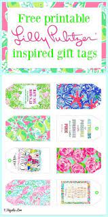 Lilly pulitzer purple 24 ounce double wall insulated tumbler with straw and reusable market shopper bag, mermaid in the shade. Free Printable Lilly Pulitzer Inspired Gift Tags 11 Magnolia Lane