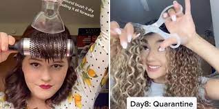 Exclusive color charts, your day, your dream, your wigs. Tiktok Creators Show How They Cut Bangs Hair At Home