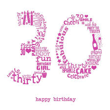 20 good 30th birthday gift ideas for women. Jeannine Rundle Ad3277a 30th Female Pink 30th Birthday Wishes Happy 30th Birthday Wishes Happy 30th Birthday