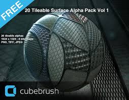 20 Free Samples Tileable Surface Alpha Pack Vol 1 On Cubebrush Co Alpha Pack Alpha Zbrush