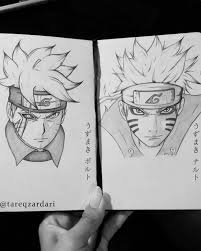 Naruto And Boruto By Tareqzardari Visit Our Website For More Anime And Animeart Narutoshipuuden Don T Forget Anime Art Anime Artwork Anime