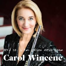 Don't miss the Queen of Flute (as named by New York Magazine) in Nelson  Music Room