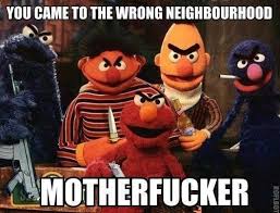 Wrong Neighborhood Elmo Sesame Street Big Bird Muppets