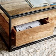 Box Frame Storage Coffee Table Coffee Table With Storage Rectangular Coffee Table Coffee Table Wood