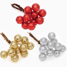Put it in the middle of your holiday banquet. Buy Warmshine 60 Pcs Christmas Tree Ornament Christmas Berry Picks Decorations Xmas Tree Centerpiece Silver Red Gold Online At Low Prices In India Amazon In