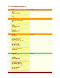 40 Printable House Cleaning Checklist Templates Template Lab