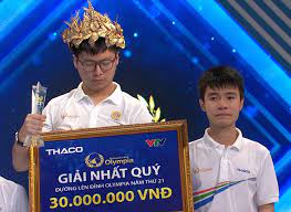 Nguyễn thiện hải an, học sinh lớp 11 a1 hóa, trường thpt chuyên khoa học tự nhiên (đh quốc gia hà nội) trở thành thí sinh có điểm phần thi 'khởi động' cao nhất suốt 21 năm của chương trình đường lên đỉnh olympia với 150 điểm. 3wcshjh3fg91em