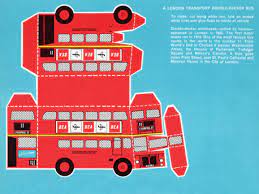 London Bus Coloriage Enfant Coloriage Paper Toy