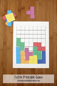 Tetris Printable Game For Kids Stem Learning Games Printable Games For Kids Learning Games For Kids Learning Games