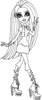 16 monster high pictures to print and color. How To Draw A Monster High Girl Learn How To Draw