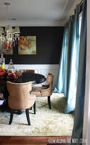 Chair rail in living room sale, molding fixed to a. Decorating A Dining Room Before And After