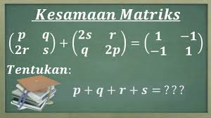 Check spelling or type a new query. Kesamaan Matrik Menentukan Nilai Semua Variabel Yang Ada Pasa Soal Kesamaan Matriks Youtube