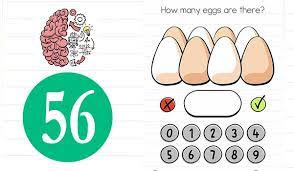 Brain Test Level 56 How Many Eggs Are There Answer Daze Puzzle