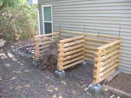 2 Bin Compost Corral Landscape Timbers Compost Yard Waste