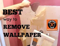 best way to remove wallpaper without
