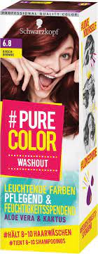 It started washing out right away. Schwarzkopf Pure Color Washout 6 8 Cherry Brownie 60 Ml Amazon De Beauty