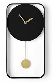 Shop for pendulum wall clocks at bed bath & beyond. Bard Pendulum Wall Clock Matt Black Brass Big Wall Clocks Pendulum Wall Clock Black Wall Clock