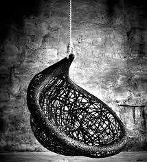 Ibis Hanging Chair By Raimonds Cirulis Is Made Of Volcanic Rock Hanging Chair Indoor Hanging Chair Outdoor Hanging Chair