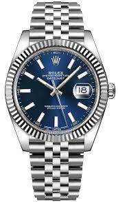 126334 Blue Index Jubilee Rolex Datejust 41mm Stainless Steel Mens Watch Rolex Datejust Rolex Watches For Men Expensive Watches
