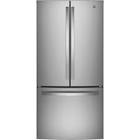 33 18.6 Cu. Ft. Counter-Depth French-Door Refrigerator - Fingerprint Resistant Stainless Steel GWE19JYLFS GE
