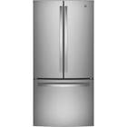 33 18.6 Cu. Ft. Counter-Depth French-Door Refrigerator - Fingerprint Resistant Stainless Steel GWE19JYLFS GE