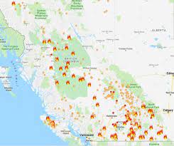 Fire perimeter to view the fire's current perimeter , zoom in on. B C Wildfires Map 2018 Fire Locations Evacuation Alerts Orders Vancouver Sun