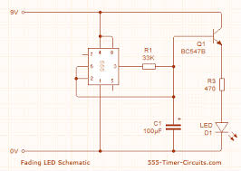 up down fading led circuit led circuit electronics projects