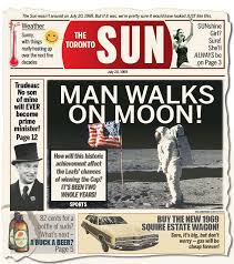 Toronto sun and postmedia solutions deliver advertising and marketing services for businesses of any size anywhere on the postmedia network and beyond. Toronto Sun On Twitter Saturday S Toronto Sun Front Page Looking Back In Time Sort Of Apollo50th Moonlanding50