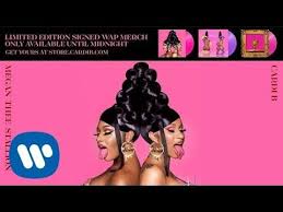 After Teasing Her Collaborative Track With Megan Thee Stallion Earlier This Week Cardi B Has Released The Song Along In 2020 Youtube Videos Music Music Videos Cardi B