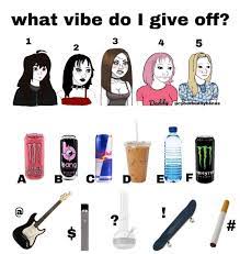 What vibe do i give off? What Vibe Do I Give Off Female By Cyberbunnybones What Vibe Do I Give Off In 2021 Mood Pics Vibes Memes