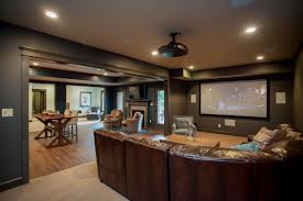 Basement home theater design ideas. 75 Beautiful Basement Home Theater Pictures Ideas Houzz