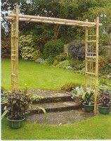 Teichcenter Rieger Bambus Garten Rustikale Pergola Pergola