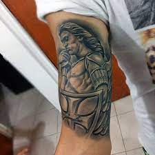 Top 103 Guardian Angel Tattoo Ideas 2021 Inspiration Guide Guardian Angel Tattoo Angel Tattoo Men Tattoos For Guys