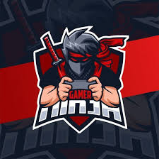 Gamer Ninja Assassin Mascot Esport Logo Design Ninja Logo Beard Logo Design Game Logo Design