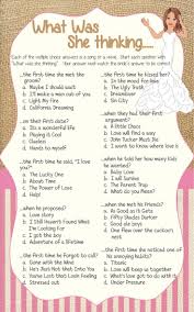 What Was She Thinking Bridal Shower Game Burlap Pink And A Confused Bride Adorn This Fun Bridal Shower Games Couple Wedding Shower Bridal Shower Games Funny