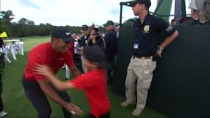 I'm at a loss for words. Tiger Woods In Emotional Embrace With Children After Securing The Masters 2019 Win Mirror Online