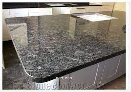 Granite countertops for white cabinets and dark floor. Steel Grey Granite Kitchen Countertop From United Kingdom 701509 Stonecontact Com