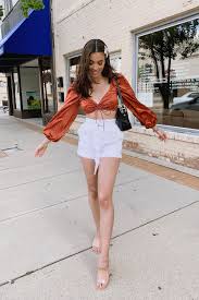 The biggest misconception about crop tops is that there's a specific time and place for wearing them (in the '90s and at the here are some outfits to inspire you and reasons you need to try this cute trend. Buy Outfit Shorts And Top Cheap Online