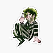 Go ahead and jump but that won't stop him here you got a solid plan b option i can bring your daddy so much pain all you gotta do is say my name! Beetlejuice Musicals Stickers Redbubble
