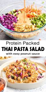 Instructions Then Drain And Rinse The Pasta With Cold Water In A Large Bowl Whisk Together All The Dressing Ingredients Add Th In 2020 Food Recipes Healthy Recipes