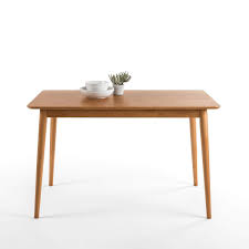 Zinus Mid Century Modern Wood Dining Table Also Comes In A Darker Espresso Color 135 Wood Dining Table Modern Wood Dining Table Natural Wood Dining Table