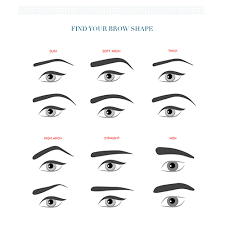 beautiful beings know the brow shape to best fit your face