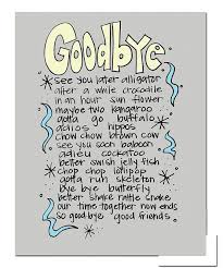 Goodbye By Cirilla Farewell Cards See You Later Alligator Goodbye Gifts